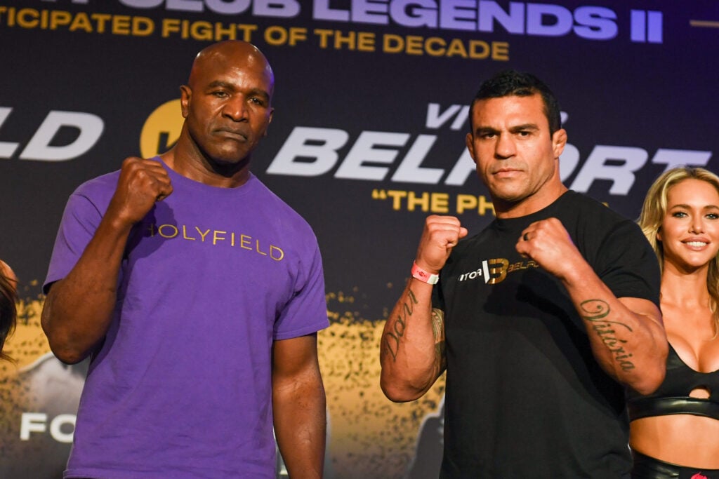 Evander Holyfield v Vitor Belfort - Press Conference