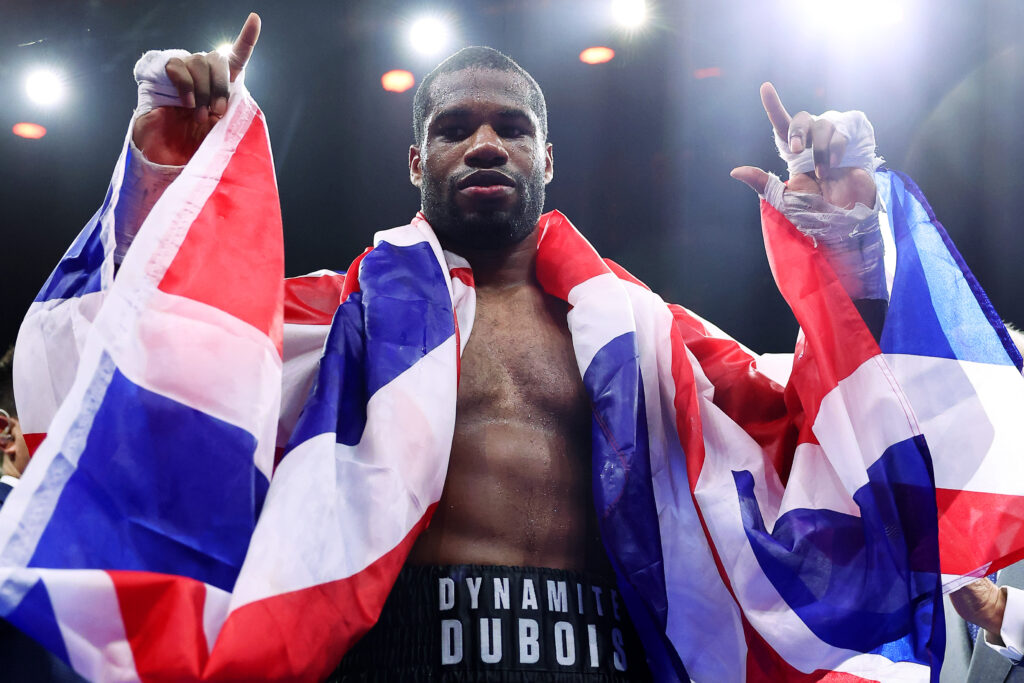 DanielDubois holding a British flag