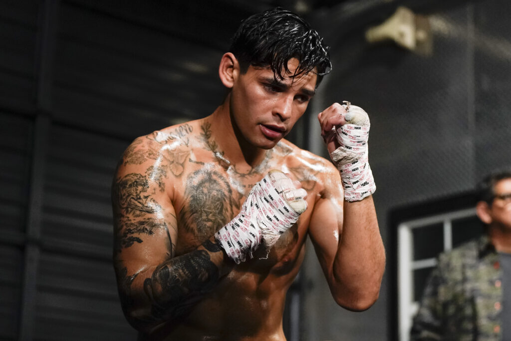 Ryan Garcia at his Media Workout