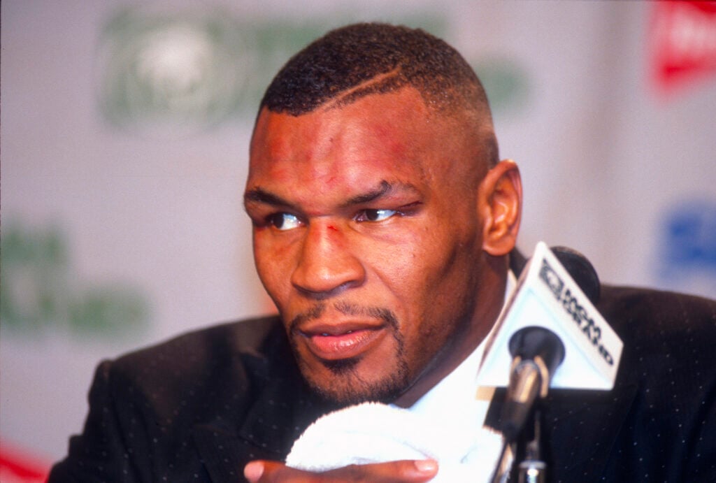 Mike Tyson at press conference