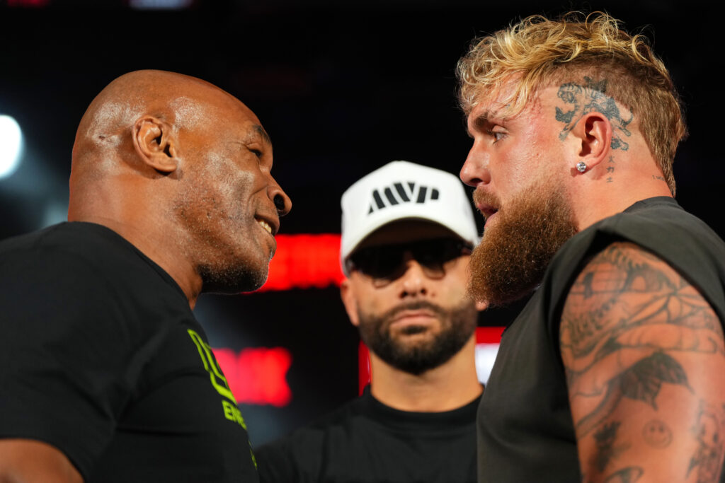 Jake Paul vs. Mike Tyson Boxing Match Arlington Press Conference