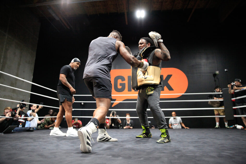 BOXING: SEP 26 Francis Ngannou Workout