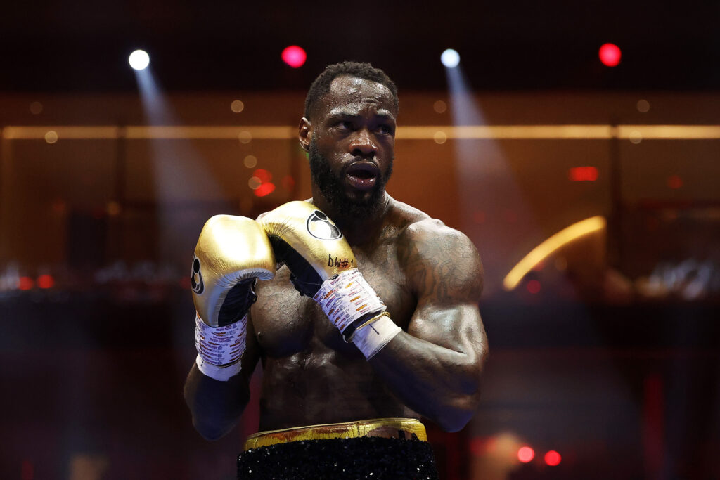 Deontay Wilder during his last fight
