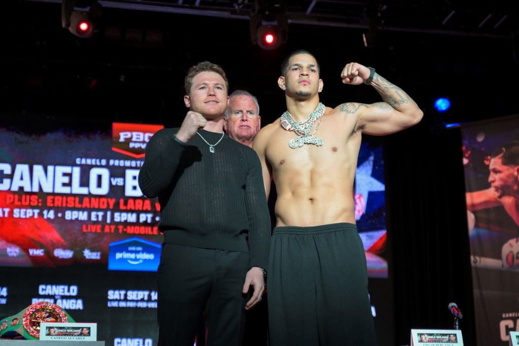 Canelo Alvarez And Edgar Berlanga Press Conference
