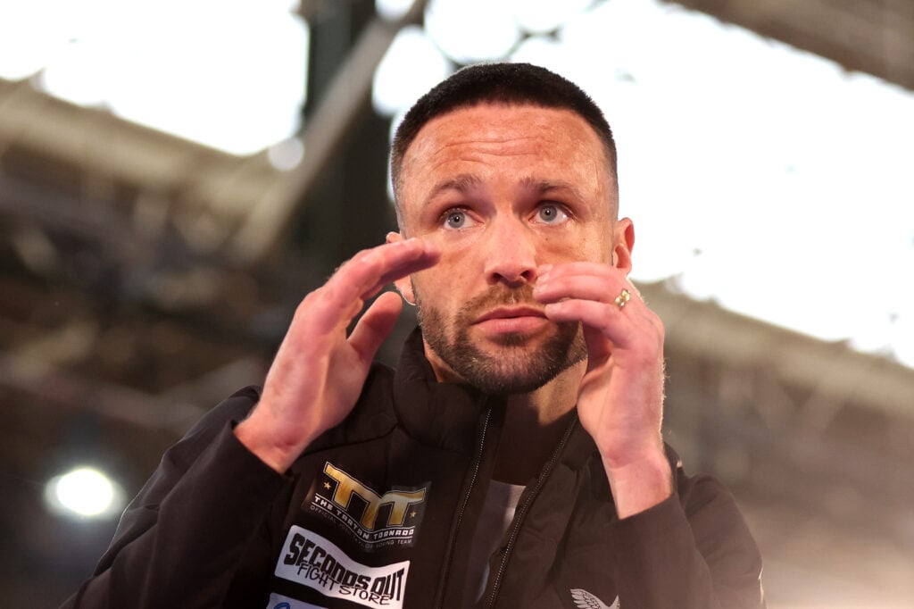 Josh Taylor at the Jack Catterall Public Workout