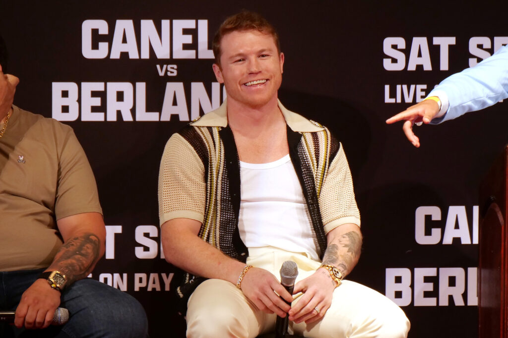Canelo Alvarez v Edgar Berlanga - Press Conference