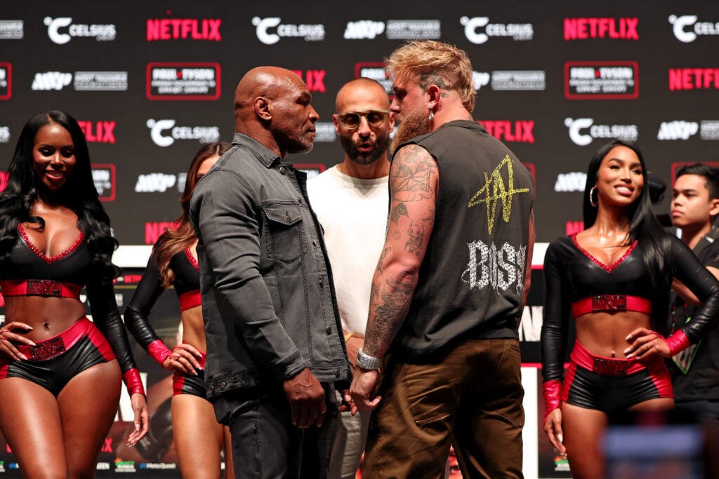 Press Conference For LIVE On Netflix: Jake Paul Vs. Mike Tyson