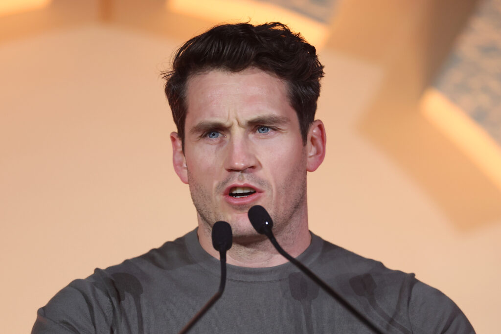 Shane McGuigan speaks at presser for Billam-Smith vs Ramirez