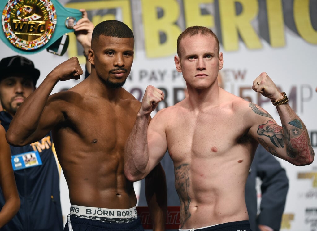 Floyd Mayweather Jr. v Andre Berto - Weigh-in