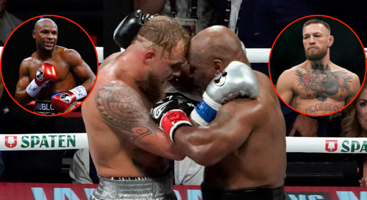 Pop out of Mike Tyson vs Jake Paul, Floyd Mayweather in his fight vs Manny Pacquiao and Conor McGregor in his fight vs Dustin Poirier