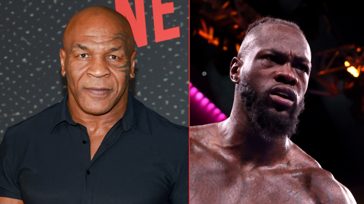 Mike Tyson and Deontay Wilder