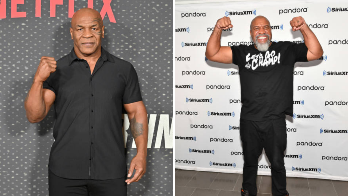 Mike Tyson and Shannon Briggs