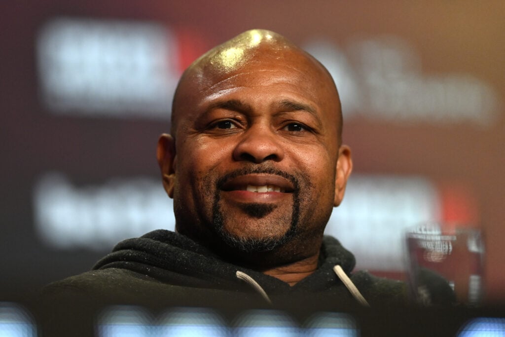 Roy Jones Jr. at a press conference