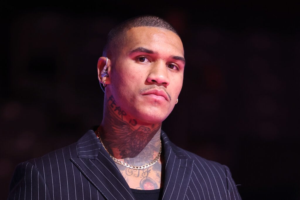 Conor Benn poses