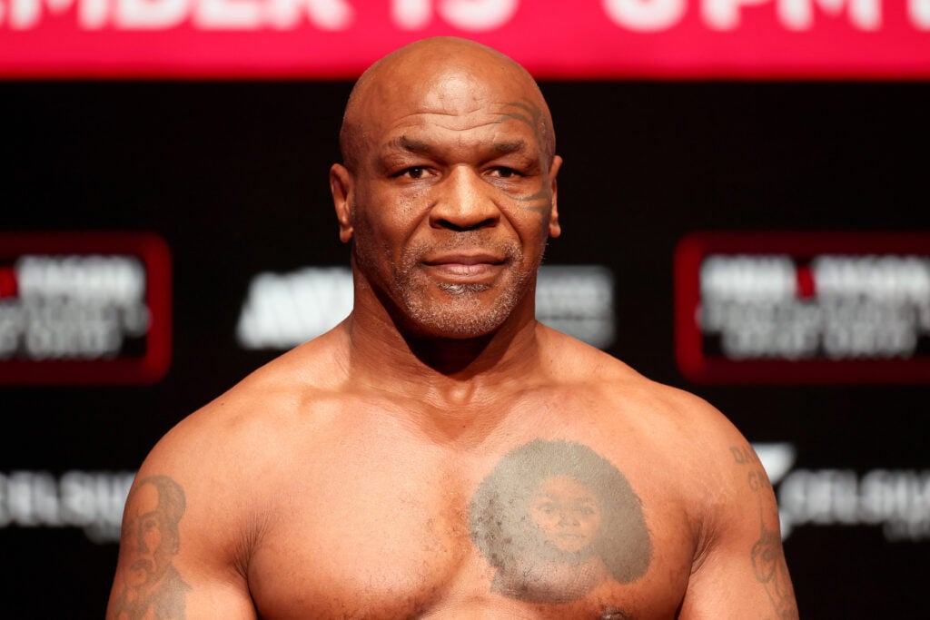 Weigh-in For LIVE On Netflix: Jake Paul Vs. Mike Tyson