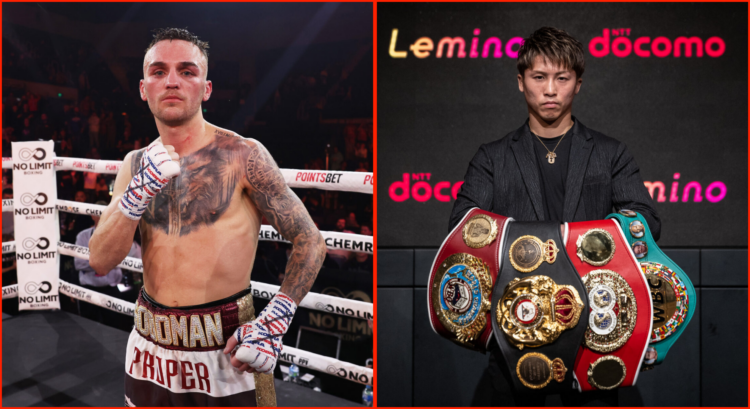 Side by side of Sam Goodman after beating Chanoi Worawut and Nayoa Inoue at TOPSHOT-BOX-JPN-IRE