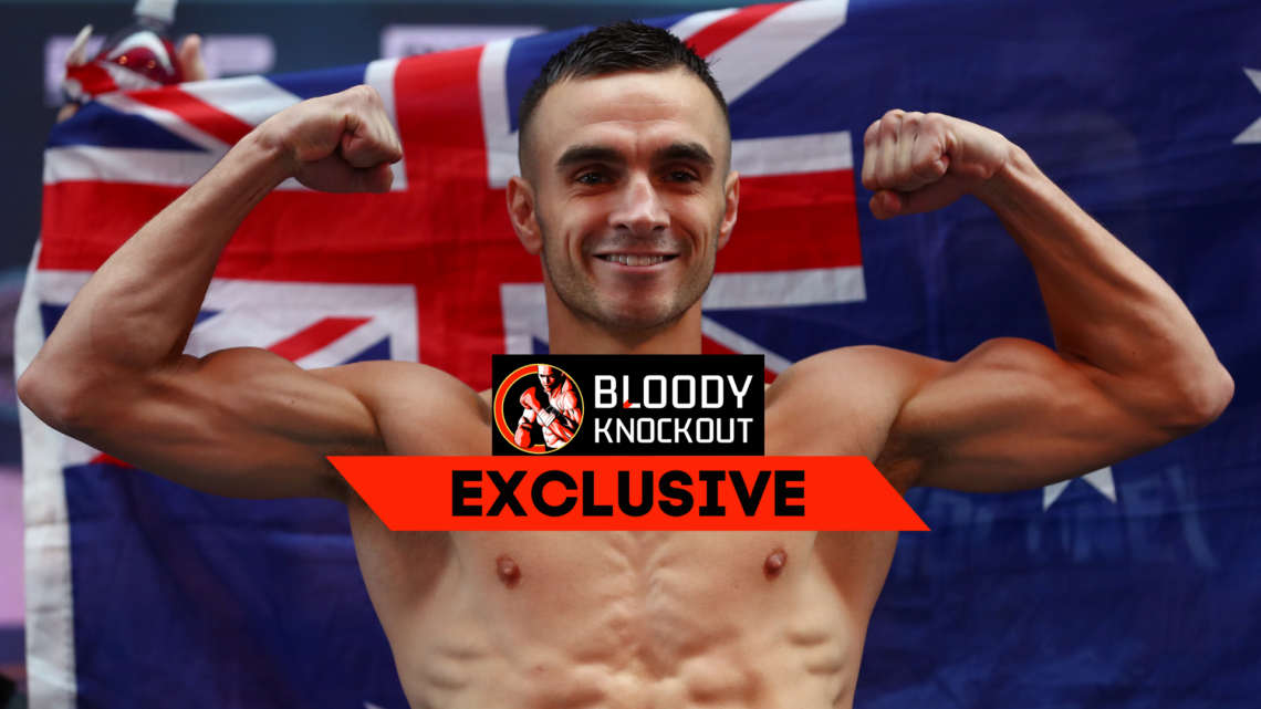 Andrew Moloney with exclusive banner