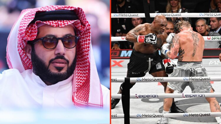 Turki Alalshikh and Jake Paul and Mike Tyson