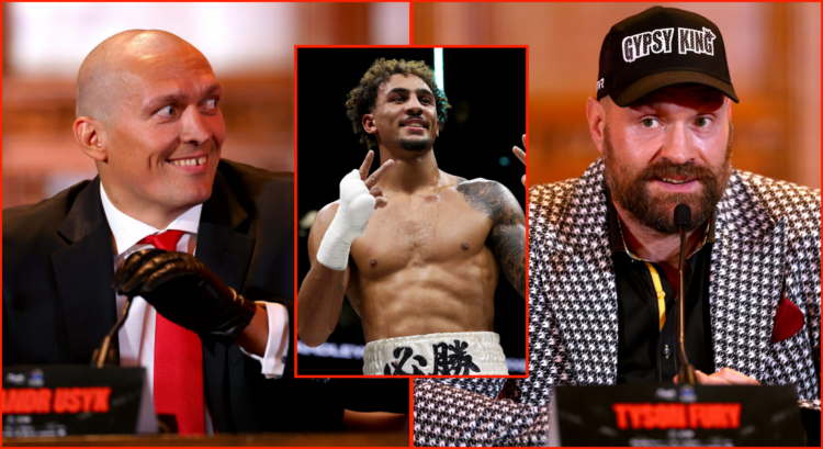 Pop out of Tyson Fury and Oleksandr Usyk at the Reignited Pre-fight press conference and Ben Whittaker after beating Leon Willings at The O2 Arena.