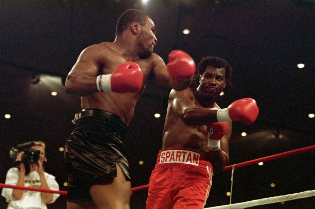 Mike Tyson and Tony Tucker Trade Punches