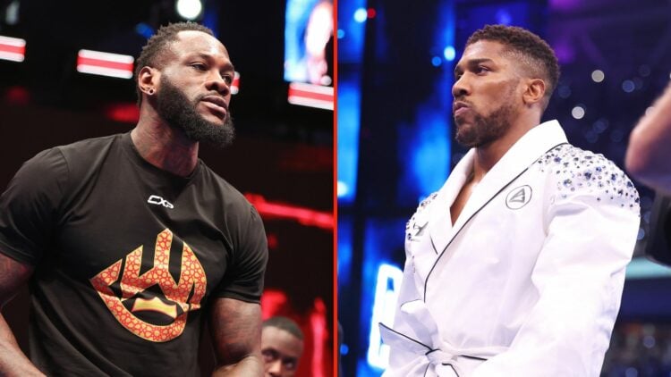 Anthony Joshua and Deontay Wilder