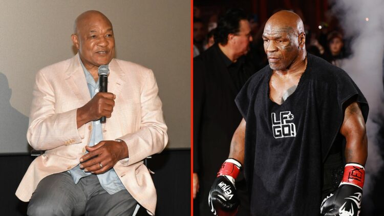George Foreman and Mike Tyson.