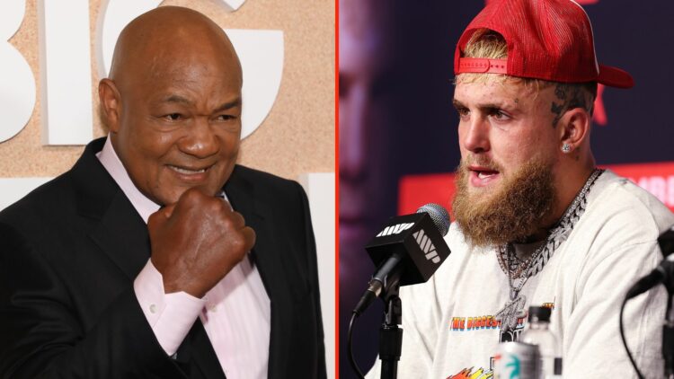 George Foreman and Jake Paul.