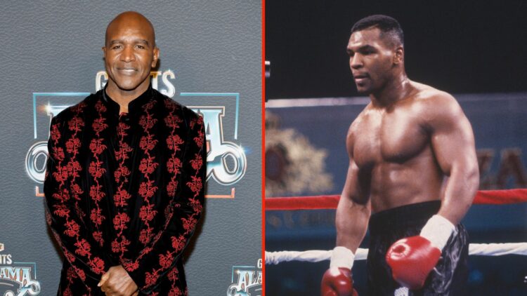 Evander Holyfield and Mike Tyson.