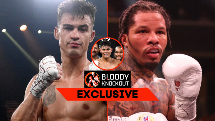 Jackson England, Emanuel Navarrete and Gervonta Davis with exclusive banner