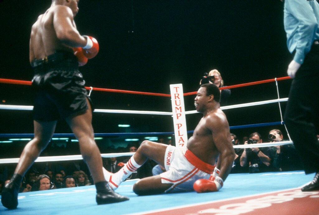 WBA, WBC and IBF - Heavyweight Tittle Fight - Larry Holmes v Mike Tyson