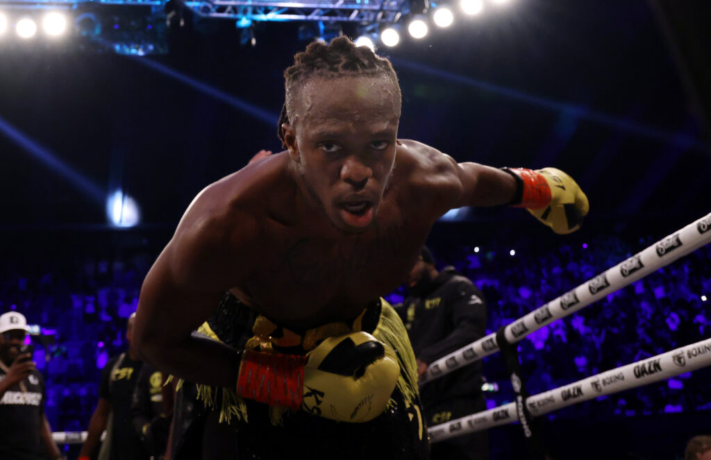 KSI bows after defeating Joe Fournier