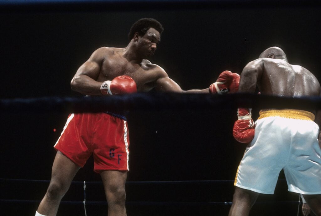 George Foreman v Joe Frazier