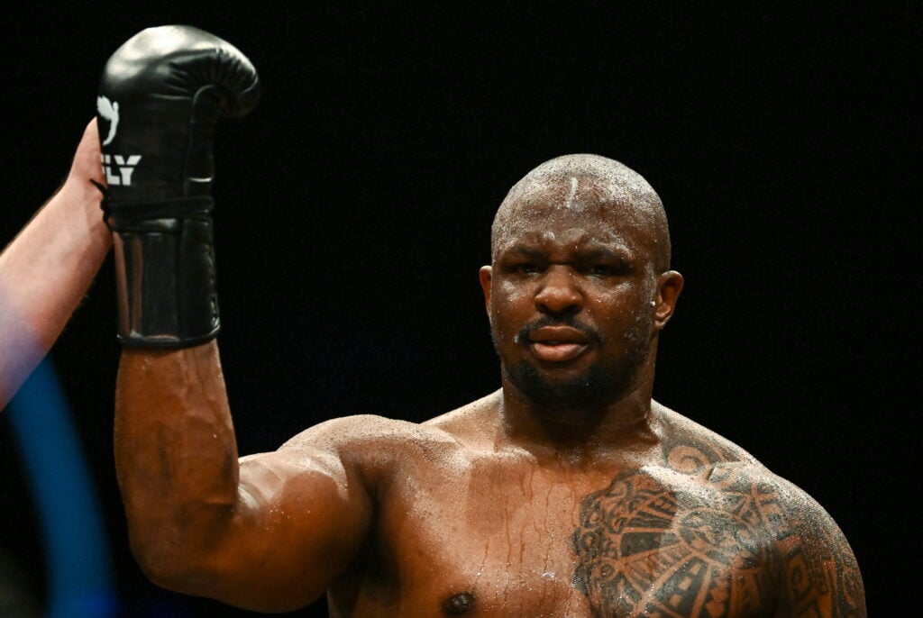 Dillian Whyte after beating Christian Hammer