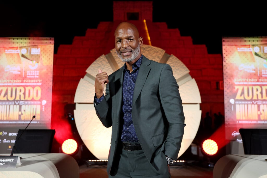 Bernard Hopkins poses