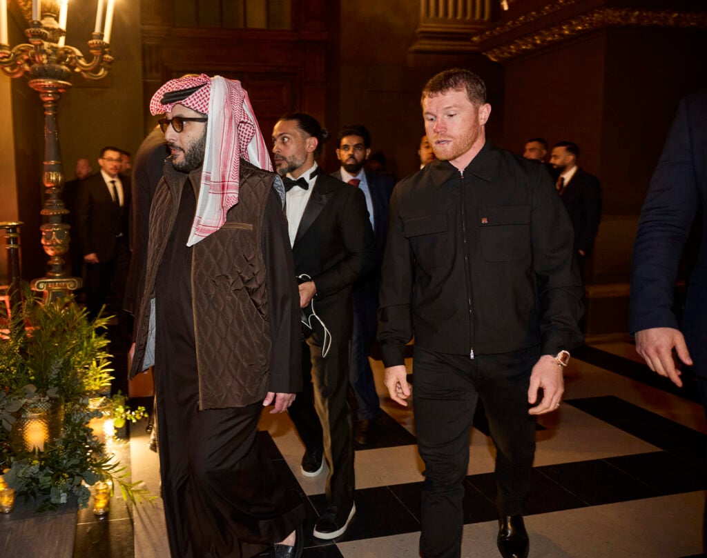 Image of Turki Alalshikh and Canelo Alvarez