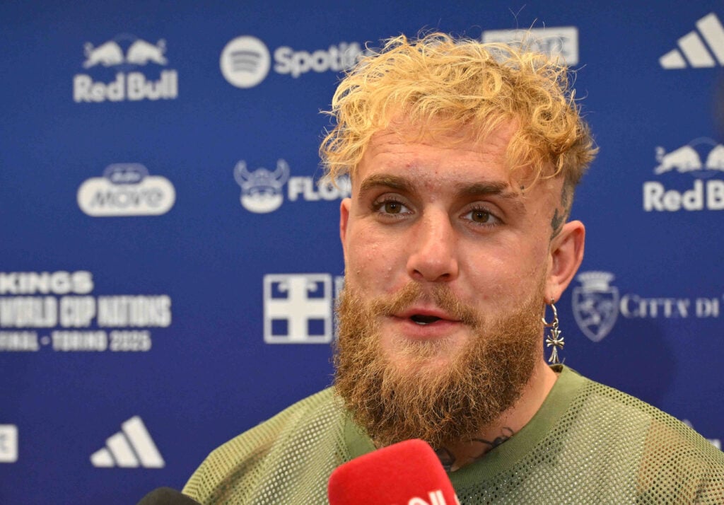 Jake Paul being interviewed