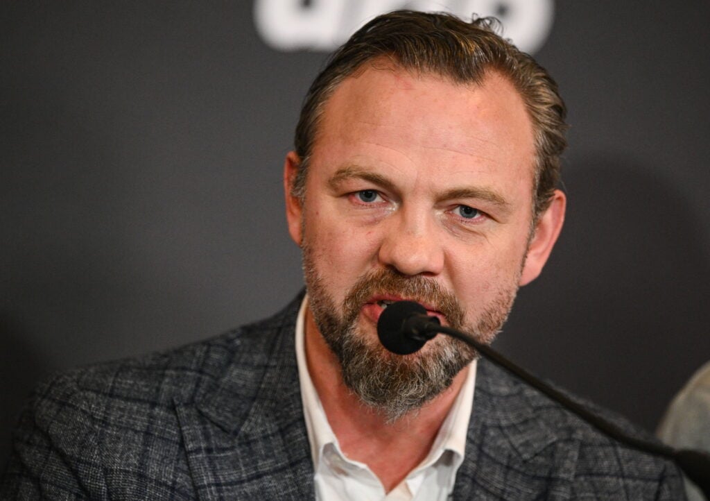 Andy Lee at press conference