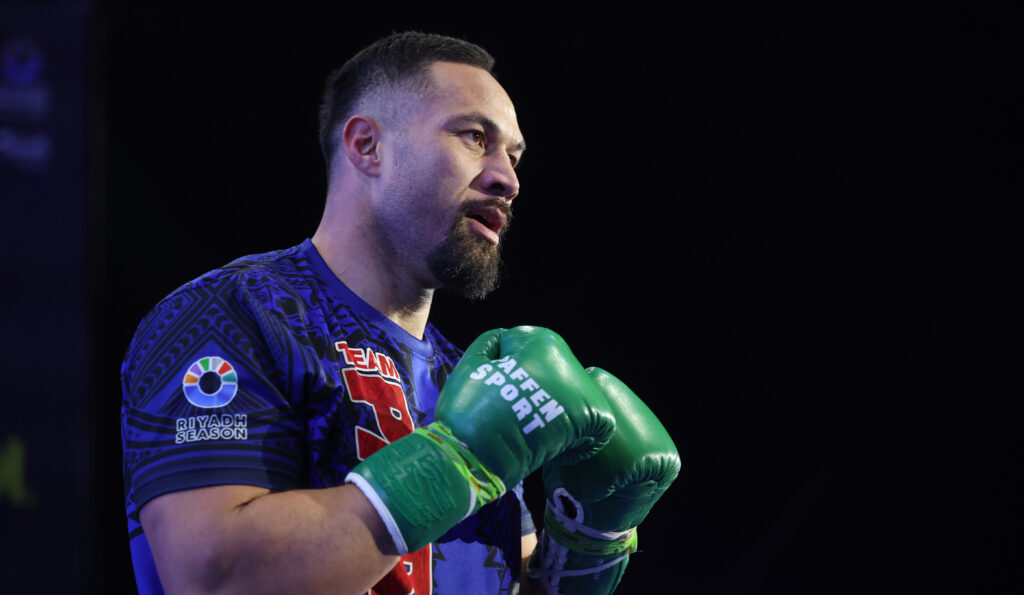 Joseph Parker during an open workout