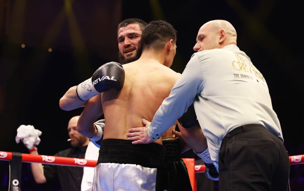 Image of Artur Beterbiev and Dmitry Bivol
