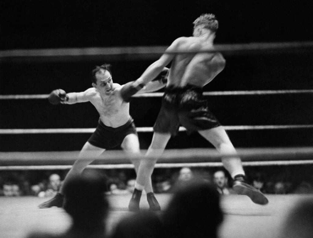 Match de boxe entre Benny Leonard et Billy Townsend