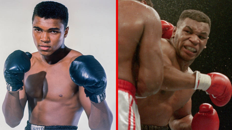 Mike Tyson Delivers KO Punch To Larry Holmes and Muhammad Ali