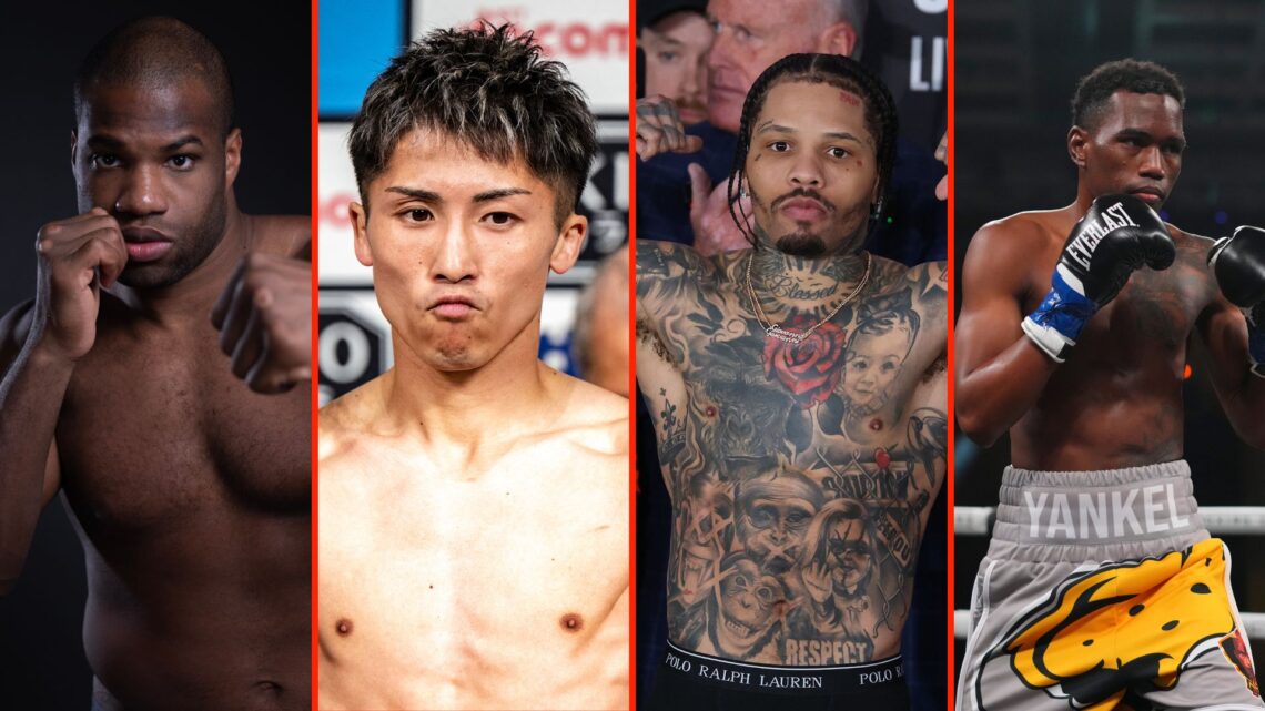 Split image of Daniel Dubois, Naoya Inoue, Gervonta Davis and Subriel Matias