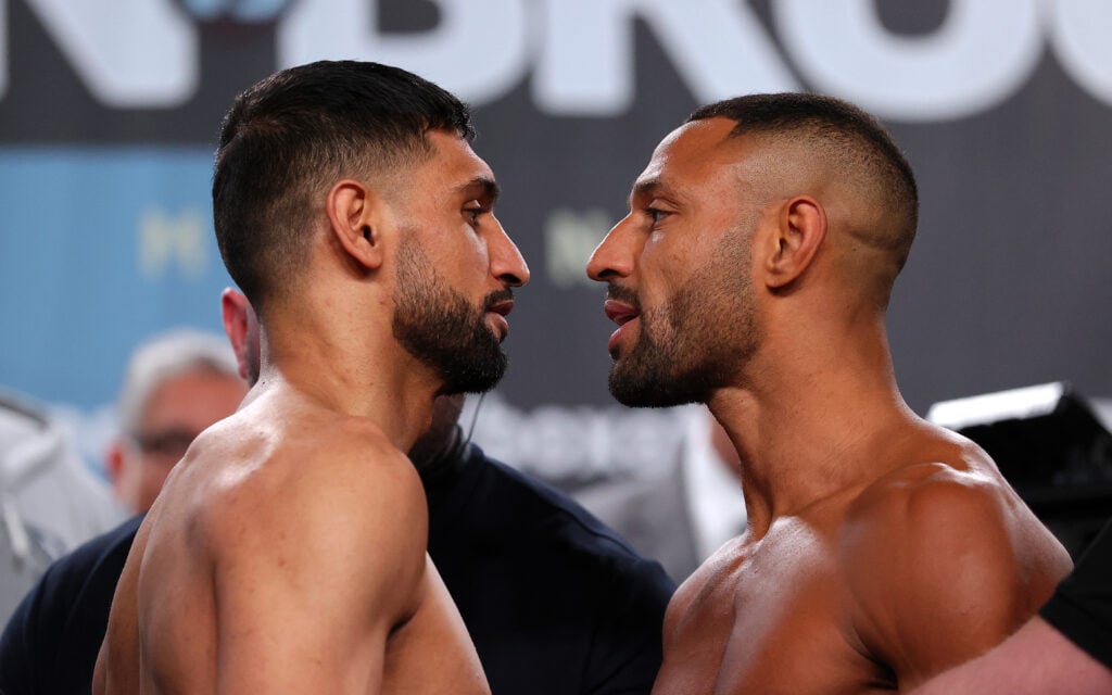 Khan v Brook Weigh-In