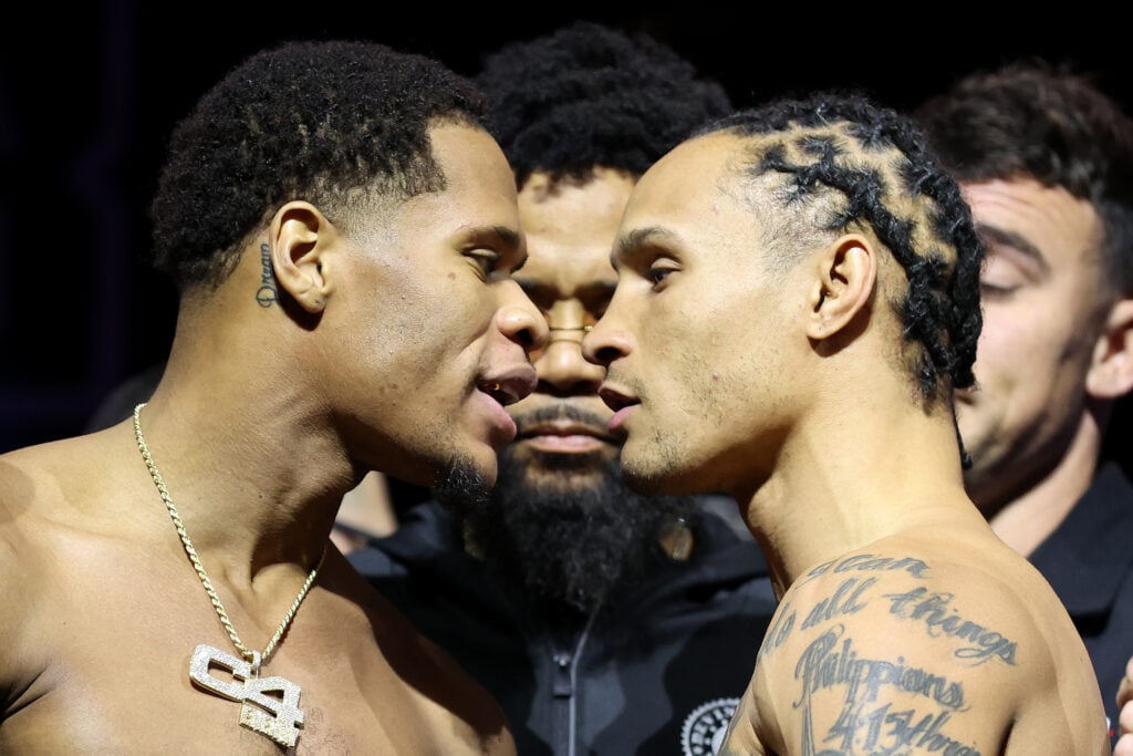 Devin Haney v Regis Prograis - Weigh-in