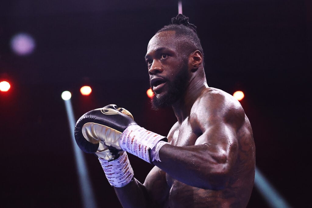 Deontay Wilder in ring