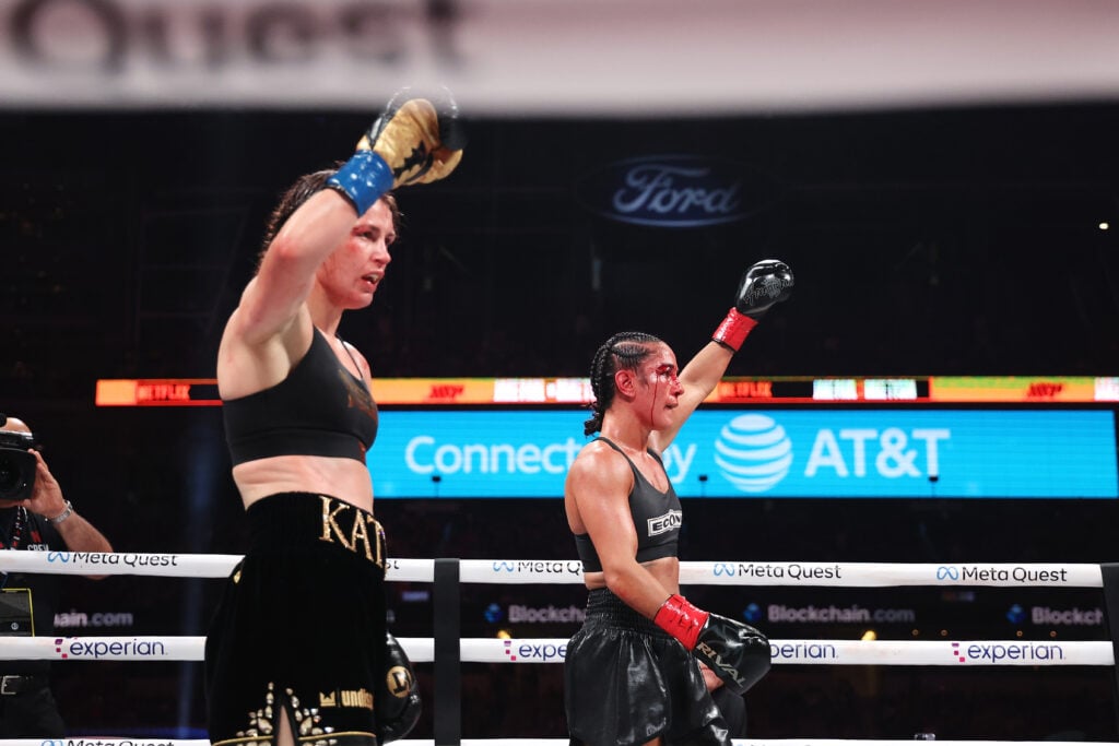Image of Katie Taylor and Amanda Serrano