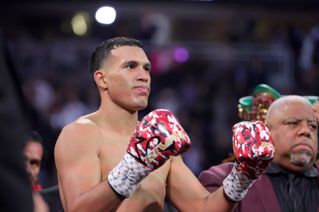 David Benavidez in ring
