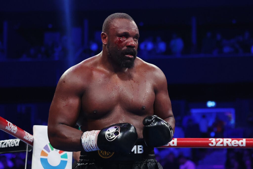 Derek Chisora in ring