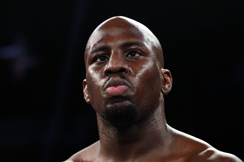 Tevin Farmer enters the ring for his fight with William Zepeda.