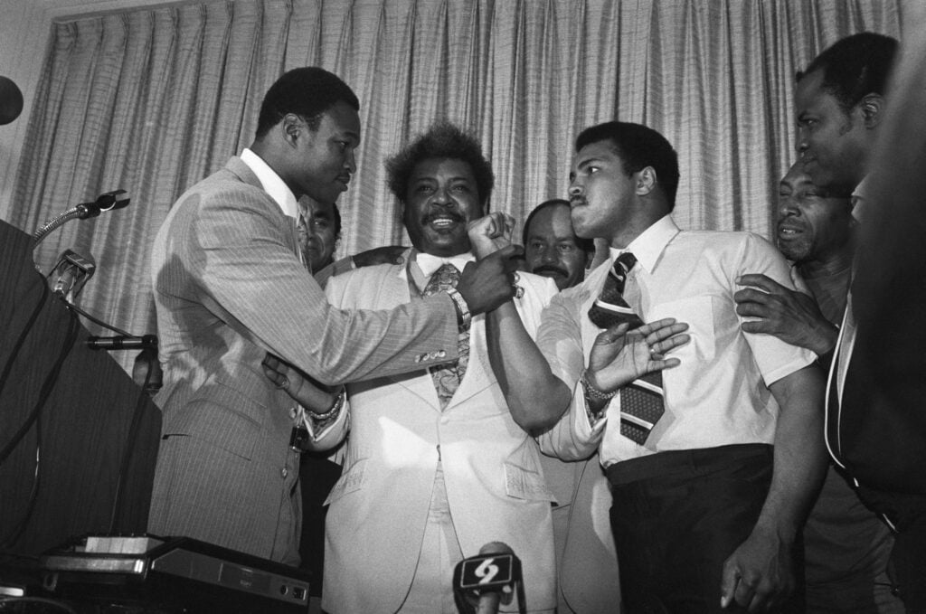 Larry Holmes, Don King, and Muhammad Ali